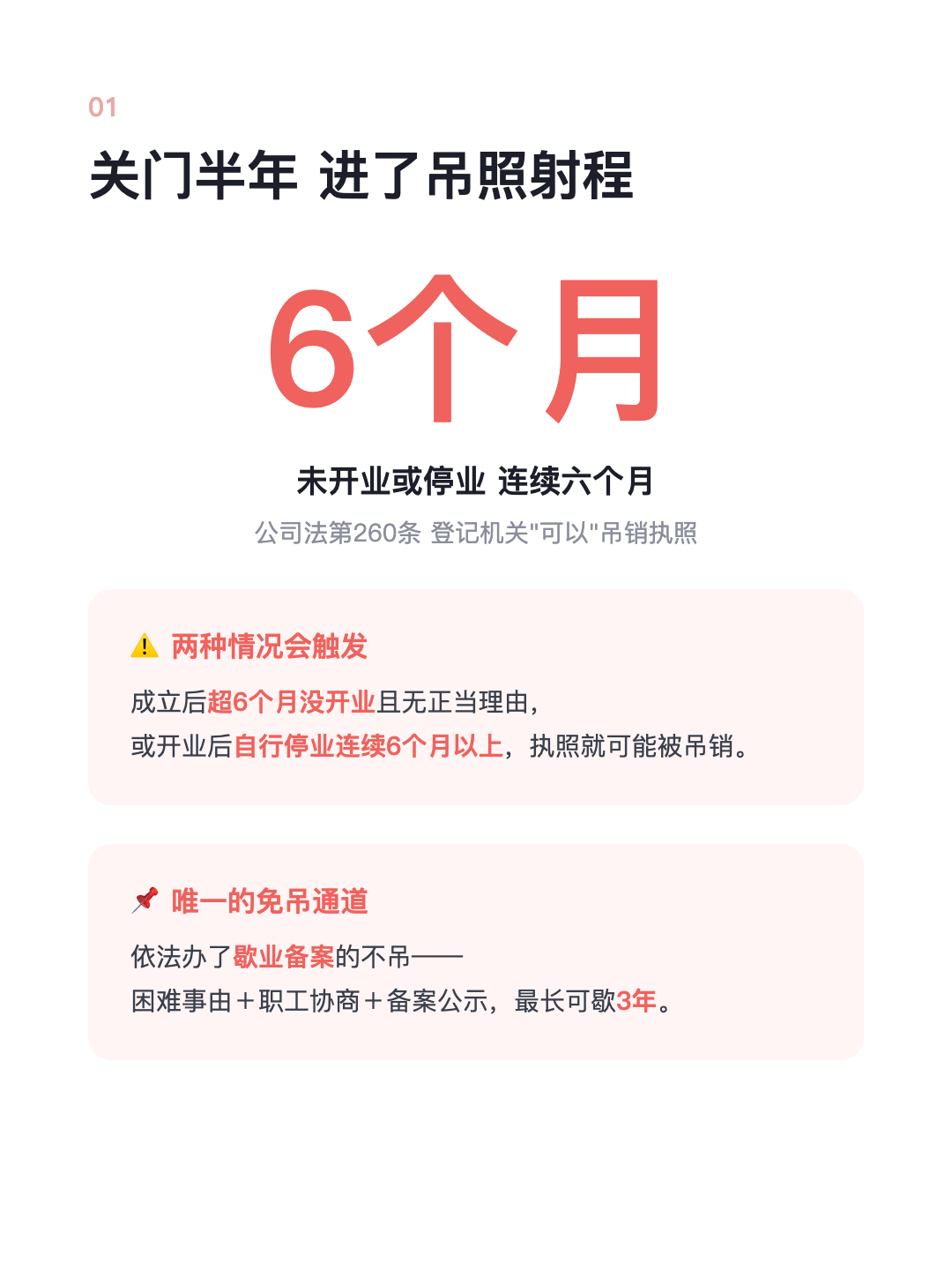 公司关门超半年 执照可能被吊销 办了歇业备案除外 · p2.png